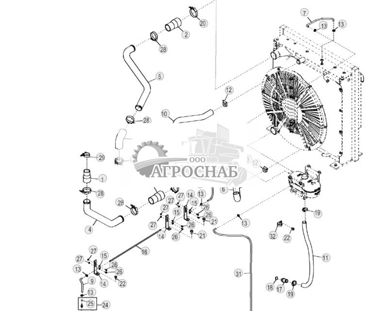 Трубы системы охлаждения ( - 000386) - ST720670 183.jpg